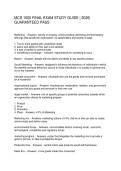 MCS 1000 FINAL EXAM STUDY GUIDE 2026 GUARANTEED PASS