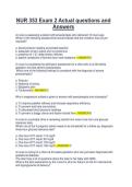 NUR 353 Exam 2 Actual questions and Answers&period;
