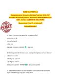 NVCC RAD 105 Final  Comprehensive Resource To Help You Ace 2026-2027  Includes Frequently Tested Questions With ELABORATED  100&percnt; Correct COMPLETE SOLUTIONS  Guaranteed Pass First Attempt&excl;&excl;  Current Update&excl;&excl;