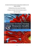 Test Bank for Olds&rsquo; Maternal Newborn Nursing & Women&rsquo;s Health Across The Lifespan 11th Edition By Michele Davidson&comma; Marcia London&comma; Patricia Ladewig &vert;All Chapters &lpar;1-36&rpar; &vert;Q&A Verified with Rationales &vert; Graded A&plus; &vert;ISBN 9780135206881