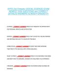 NYPD 2nd Trimester &lpar;SOCIAL SCIENCE&rpar; EXAM  NEWEST 2026 QUESTIONS and CORRECT  DETAILED ANSWERS ALREADY GRADED A&plus; 