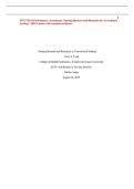 WGU D219 Performance Assessment&colon; Nursing Burnout and Retention in Correctional Settings &vert; 2026 Update with complete solutions&period;