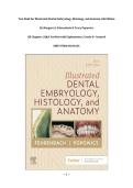 Test Bank for Illustrated Dental Embryology&comma; Histology&comma; and Anatomy 6th Edition By Margaret J&period; Fehrenbach & Tracy Popowics &vert;All Chapters &vert; Q&A Verified with Explanations &vert; Grade A&plus; Assured &vert;ISBN 9780443104244