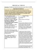 Answered RRM3 D268 Task 1&vert; WGU D268 Intro To Communication &colon;Task 1 Answered Latest Updated Spring 2026&period;
