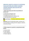 NURSE 1140 Maternity Final Exam Fundamentals Questions with Correct Answers