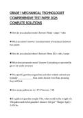GRADE 1 MECHANICAL TECHNOLOGIST COMPREHENSIVE TEST PAPER 2026 COMPLETE SOLUTIONS