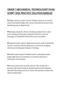 GRADE 1 MECHANICAL TECHNOLOGIST EXAM SCRIPT 2026 PRACTICE SOLUTION BUNDLED