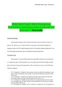 WGU D631Task1 MSCI Designing Curriculum and Instruction II passed on Attempt 1 -Accurate