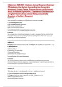Fall Semester 2026 D515 &ndash; Healthcare Financial Management Assignment PDF &vert; Budgeting&comma; Cost Analysis&comma; Financial Reporting&comma; Revenue Cycle Management&comma; Strategic Planning&comma; Resource Allocation&comma; and Performance Metrics in Healthcare Organizations &vert; Comprehensiv