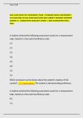WGU D184 OBJECTIVE ASSESSMENT EXAM &vert; STANDARD BASED ASSESSMENTS - OA EXAM 2026 ACTUAL EXAM QUESTIONS AND CORRECT ANSWERS &lpar;VERIFIED&rpar; GRADED A&plus; &vert; BRAND NEW 2026&sol;2027 UPDATE &vert; 100&percnt; GUARANTEED PASS &vert; WGU