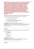 NCLEX Mental Health Nursing Exam Study Guide 2026 PDF for PN and RN Students &vert; Psychiatric Disorders&comma; Therapeutic Communication Techniques&comma; Crisis Intervention&comma; Psychopharmacology Basics&comma; Patient Safety in Mental Health Settings&comma; Legal and Ethical Conside