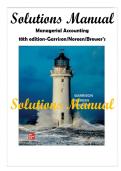 Managerial Accounting &lpar;18th Edition&rpar; &ndash; Garrison&comma; Noreen & Brewer &ndash; Complete Solutions Manual by Chapter