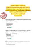 WGU D118 Adults in Primary Care   &lbrace;Diagnosis & Management of Adult Health Problems&rcub;   Comprehensive Resource To Help You Ace 2026-2027  Includes Frequently Tested Questions With ELABORATED  100&percnt; Correct COMPLETE SOLUTIONS  Guaranteed Pass First Attempt&excl;&excl; 