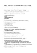 ENTR 2030 TEST 1 &lpar;CHAPTER 1 & 2&rpar; STUDY GUIDE