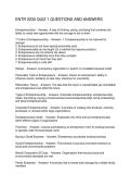 ENTR 2030 QUIZ 1 QUESTIONS AND ANSWERS