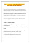 STEP 2 CK NBME FORM 12 EXAM QUESTIONS WITH RIGHT ACTUAL ANSWERS&period;