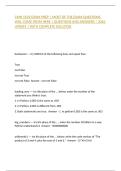 CMN 152V EXAM PREP &vert; MOST OF THE EXAM QUESTIONS WILL COME FROM HERE &vert; QUESTIONS AND ANSWERS &vert; 2026 UPDATE &vert; WITH COMPLETE SOLUTION