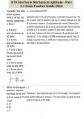 NTN FireTeam Mechanical Aptitude - Part 2&period;1 Exam Practice Guide 2026