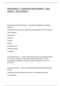 NR548 EXAM 3 &vert; QUESTIONS AND ANSWERS &vert; 2026 UPDATE &vert; 100&percnt; CORRECT
