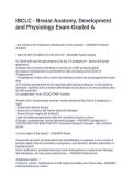 IBCLC - Breast Anatomy&comma; Development and Physiology Exam-Graded A