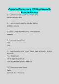 Computed Tomography &lpar;CT&rpar; Questions with Accurate Answers