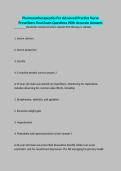 Pharmacotherapeutics For Advanced Practice Nurse Prescribers Final Exam Questions With Accurate Answers