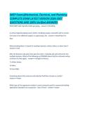 MEP Exams&rpar;Mechanical&comma; Electrical&comma; and Plumbing COMPLETE EXAM LATEST VERSION 2026-2027 QUESTIONS AND 100- Verified ANSWERS &period;pdf