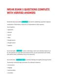 NR548 EXAM 3 QUESTIONS COMPLETE WITH VERIFIED ANSWERS