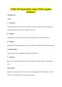 NURS 147 Finals Study Guide &vert; With Complete Solutions