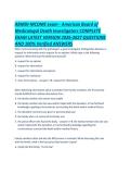 ABMDI-MCOME exam - American Board of Medicolegal Death Investigators COMPLETE EXAM LATEST VERSION 2026-2027 QUESTIONS AND 100- Verified ANSWERS&period;pdf