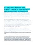 ACC 3300 Exam 2 - Accounting course COMPLETE EXAM LATEST VERSION 2026-2027 QUESTIONS AND 100- Verified ANSWERS&period;pdf