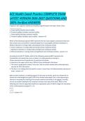 ACE Health Coach Practice COMPLETE EXAM LATEST VERSION 2026-2027 QUESTIONS AND 100- Verified ANSWERS&period;pdf
