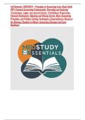 Fall Semester 2026 D074 &ndash; Principles of Accounting Exam Study Guide PDF &vert; Financial Accounting Fundamentals&comma; Recording and Analyzing Transactions&comma; Ledger and Journal Entries&comma; Trial Balance Preparation&comma; Financial Statements&comma; Adjusting and Closing Entries&comma; 