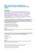 NR667- CEA FNP ACTUAL EXAM REVIEW 100 QUESTIONS AND CORRECT ANSWERS 2026 LATEST EDITION 