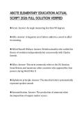 ABCTE ELEMENTARY EDUCATION ACTUAL SCRIPT 2026 FULL SOLUTION VERIFIED