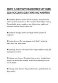 ABCTE ELEMENTARY EDUCATION STUDY GUIDE 2026 ACCURATE QUESTIONS AND ANSWERS