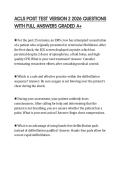 ACLS POST TEST VERSION 2 2026 QUESTIONS WITH FULL ANSWERS GRADED A&plus;