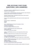 CMN 102 EXAM 2 UIUC EXAM QUESTIONS &vert; 100&percnt; ANSWERED