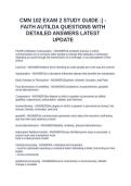 CMN 102 EXAM 2 STUDY GUIDE &colon;&rpar; - FAITH AUTILDA QUESTIONS WITH DETAILED ANSWERS LATEST UPDATE