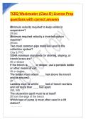 TCEQ Wastewater &lpar;Class D&rpar; License Prep  questions with correct answers 