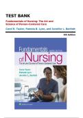 Fundamentals of Nursing Test Bank 9th Edition &vert; Taylor&comma; Lynn & Bartlett