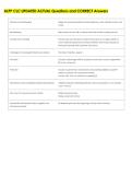 ALPP CLC UPDATED ACTUAL Questions and CORRECT Answers