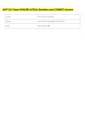ALPP CLC Exam UPDATED ACTUAL Questions and CORRECT Answers