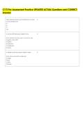 C173 Pre-Assessment Practice UPDATED ACTUAL Questions and CORRECT  Answers