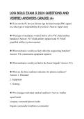 LOG BOLC EXAM 5 2024 QUESTIONS AND VERIFIED ANSWERS GRADED A&plus;