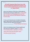 UHC AARP Assessment Most Recent Exam 2026  Actual Complete Real Verified Exam Questions And  Correct Answers &lpar;Verified Answers&rpar; Already Graded  A&plus; &sol; Newest Exam&excl;&excl;&excl;