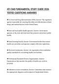 ATI CMS FUNDAMENTAL STUDY GUIDE 2026 TESTED QUESTIONS ANSWERS