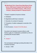 MO Bail Bond &lpar;Tim's Class&rpar; Exam Most Recent Exam  Version 2026 Actual Complete Real Verified Exam  Questions And Verified Answers &vert; 100&percnt; Correct  Answers &vert; Already Graded A&plus;&excl;&excl; Newest Exam&excl;&excl;&excl;