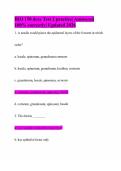 BIO 150 dccc Test 2 practice&vert; Answered 100&percnt; correctly&vert; Updated 2026