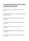 ATI CAPSTONE EXAM SCRIPT 2026 COMPLETE QUESTIONS AND SOLUTIONS